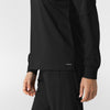 Boundless Women's Classic Long Sleeve Scrub Top - Black hemline