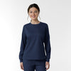 Boundless Women's Classic Long Sleeve Scrub Top - Navy