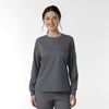 Boundless Women's Classic Long Sleeve Scrub Top - Pewter