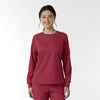 Boundless Women's Classic Long Sleeve Scrub Top - Ruby
