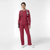 Boundless Women's Classic Long Sleeve Scrub Top - Ruby