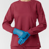 Boundless Women's Classic Long Sleeve Scrub Top - Ruby