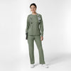 Boundless Women's Classic Long Sleeve Scrub Top - Sage scrub set