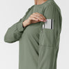 Boundless Women's Classic Long Sleeve Scrub Top - Sage sleeve pocket