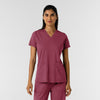 RENEW Knit Women's 2-Pocket Scrub Top Carnation