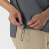 NURTUR Men's Polo - Pewter glasses wipe