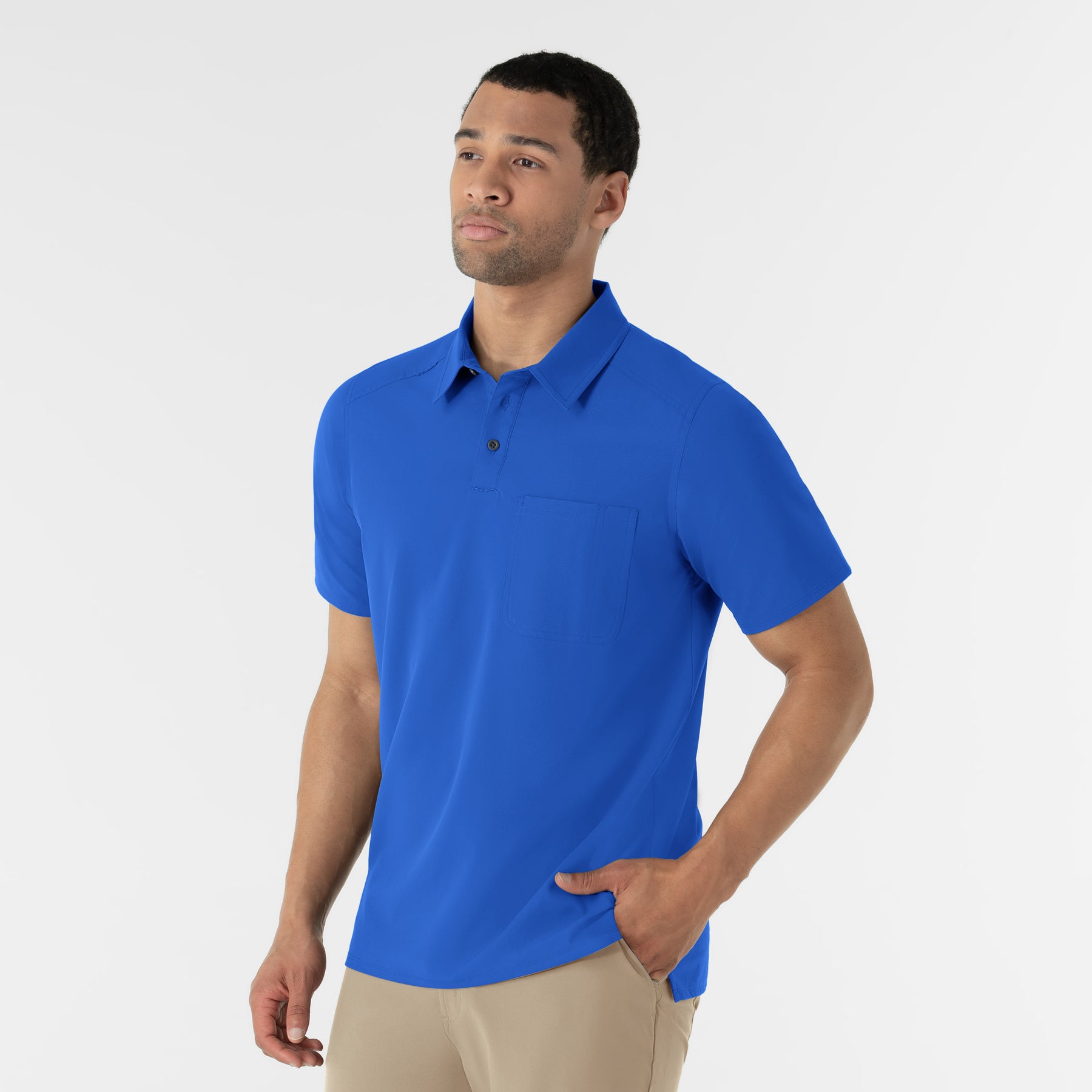 NURTUR Men's Polo - Royal side