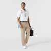 NURTUR Men's Polo - White polo and chinos