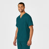 PRO Men's V-Neck Scrub Top Caribbean Blue side view