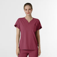 RENEW Women's Dolman Scrub Top Carnation