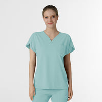 RENEW Women's Dolman Scrub Top Coastal Blue