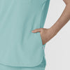 RENEW Women's Dolman Scrub Top Coastal Blue back detail