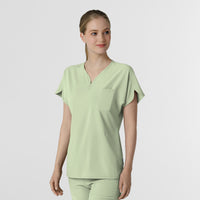 RENEW Women's Dolman Scrub Top Fresh Mint side view