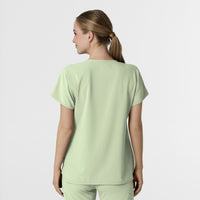 RENEW Women's Dolman Scrub Top Fresh Mint back view