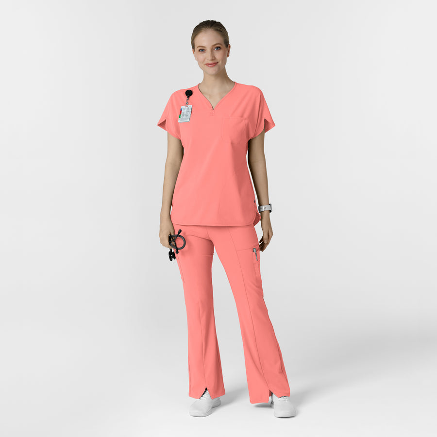RENEW Women's Dolman Scrub Top Paradise Pink full scrub set