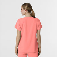 RENEW Women's Dolman Scrub Top Paradise Pink back view