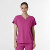 RENEW Women's Dolman Scrub Top Raspberry