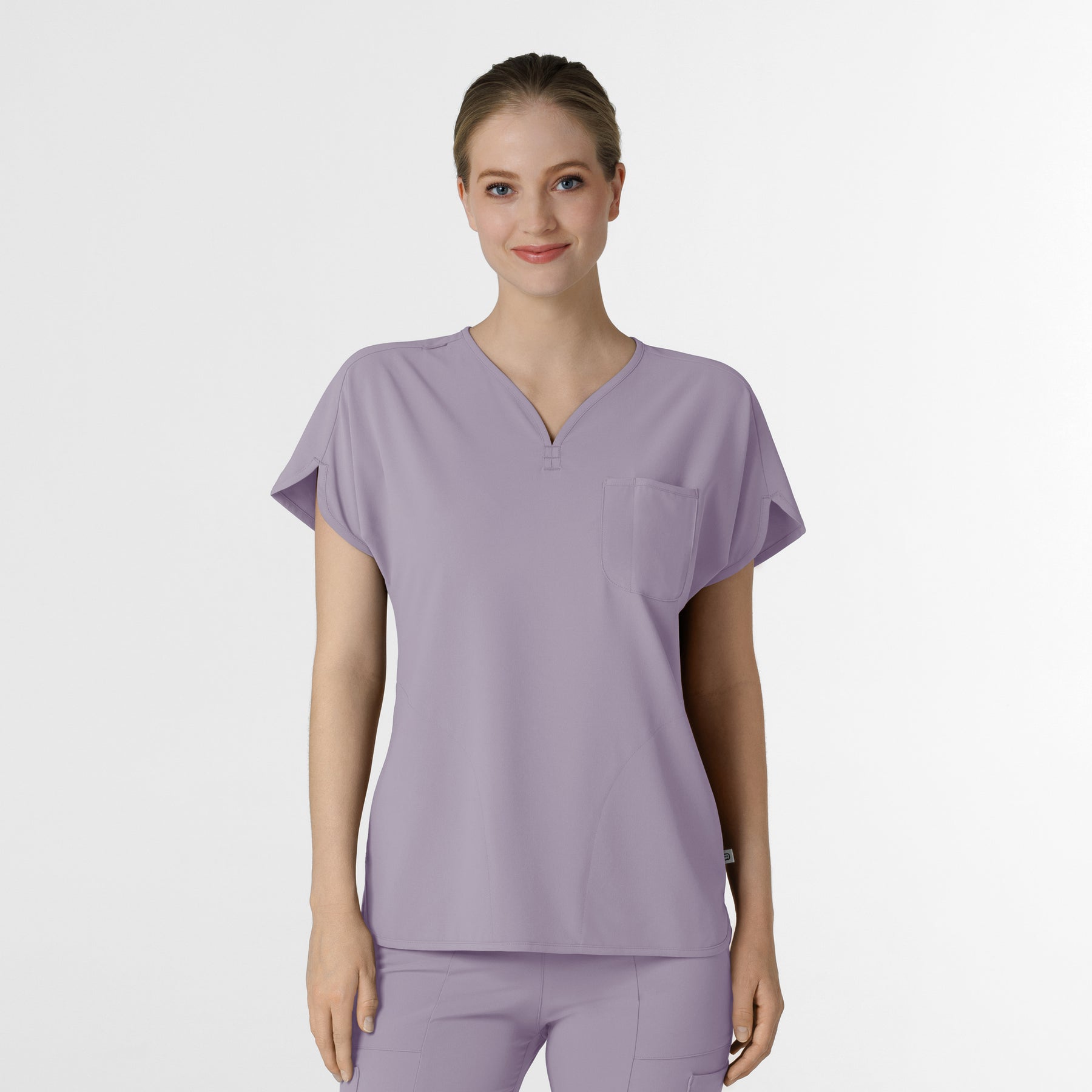 RENEW Women's Dolman Scrub Top Wisteria
