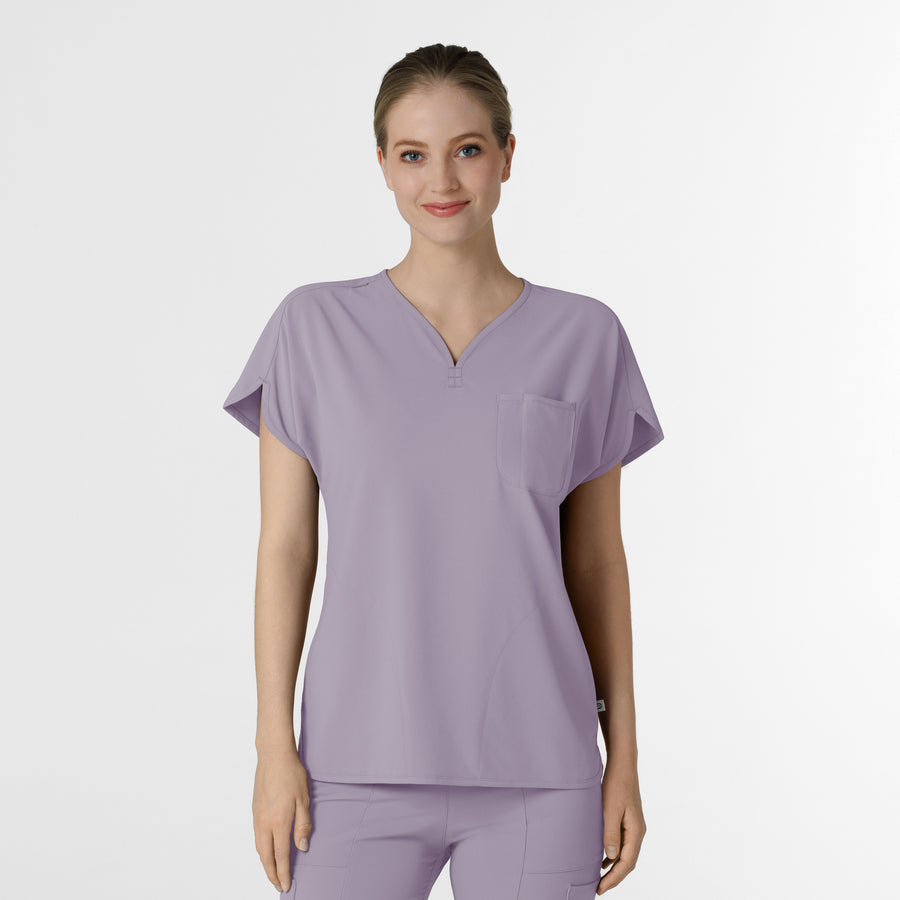 RENEW Women's Dolman Scrub Top Wisteria