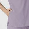 RENEW Women's Dolman Scrub Top Wisteria side detail 1