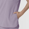 RENEW Women's Dolman Scrub Top Wisteria back detail