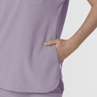 RENEW Women's Dolman Scrub Top Wisteria back detail