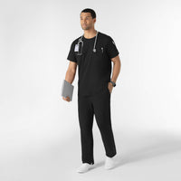 Boundless Men’s Classic Scrub Tee Black full scrub set