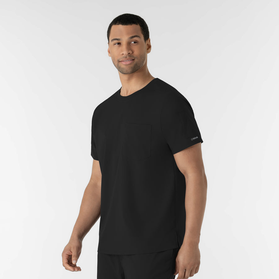 Boundless Men’s Classic Scrub Tee Black side view