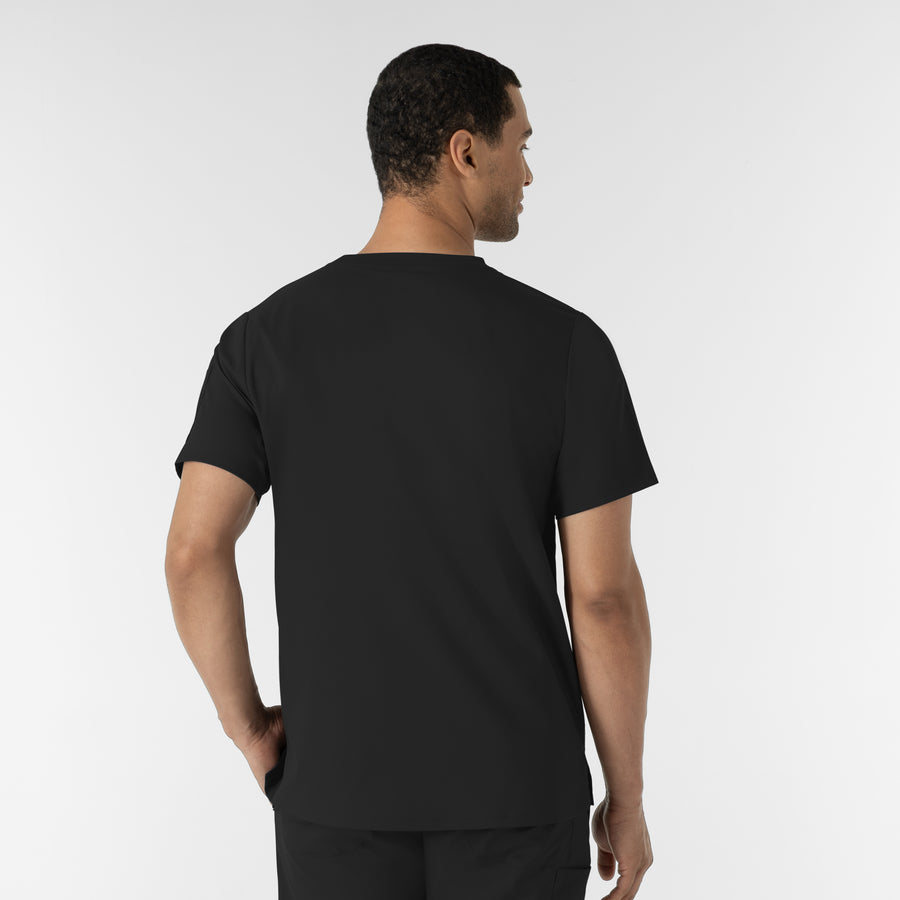 Boundless Men’s Classic Scrub Tee Black back view