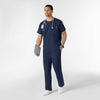 Boundless Men’s Classic Scrub Tee Navy full scrub set