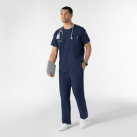Boundless Men’s Classic Scrub Tee Navy full scrub set