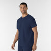 Boundless Men’s Classic Scrub Tee Navy side view
