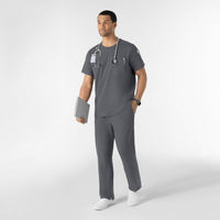 Boundless Men’s Classic Scrub Tee Pewter full scrub set