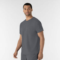 Boundless Men’s Classic Scrub Tee Pewter side view