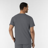 Boundless Men’s Classic Scrub Tee Pewter back view