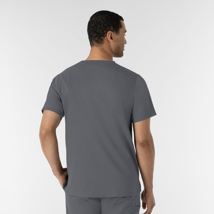 Boundless Men’s Classic Scrub Tee Pewter back view