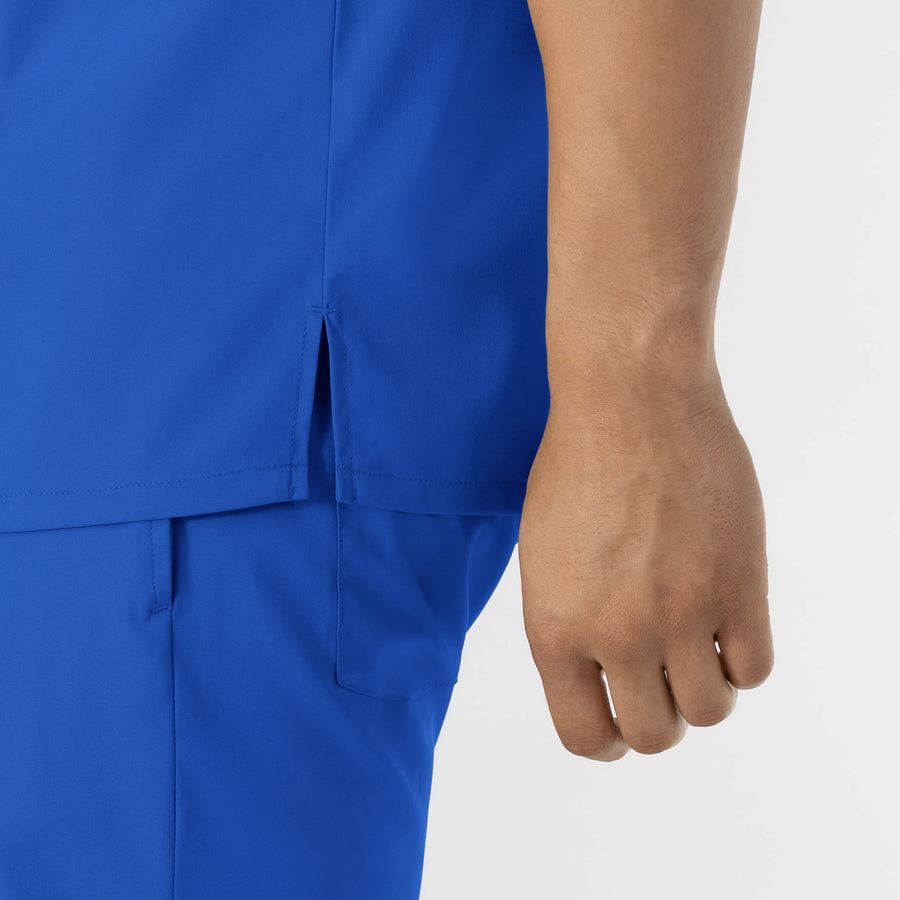 Boundless Men’s Classic Scrub Tee Royal front detail