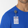 Boundless Men’s Classic Scrub Tee Royal side detail 2