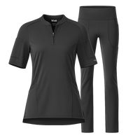 Renew Knit Mid Sleeve and Straight Leg Yoga Scrub Set