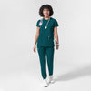 NURTUR Women's Cap Sleeve Crew Neck Scrub Top Caribbean full scrub set