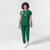 NURTUR Women's Cap Sleeve Crew Neck Scrub Top Hunter full scrub set