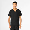 Wink W123 Unisex 4 Pocket Utility Scrub Top Black