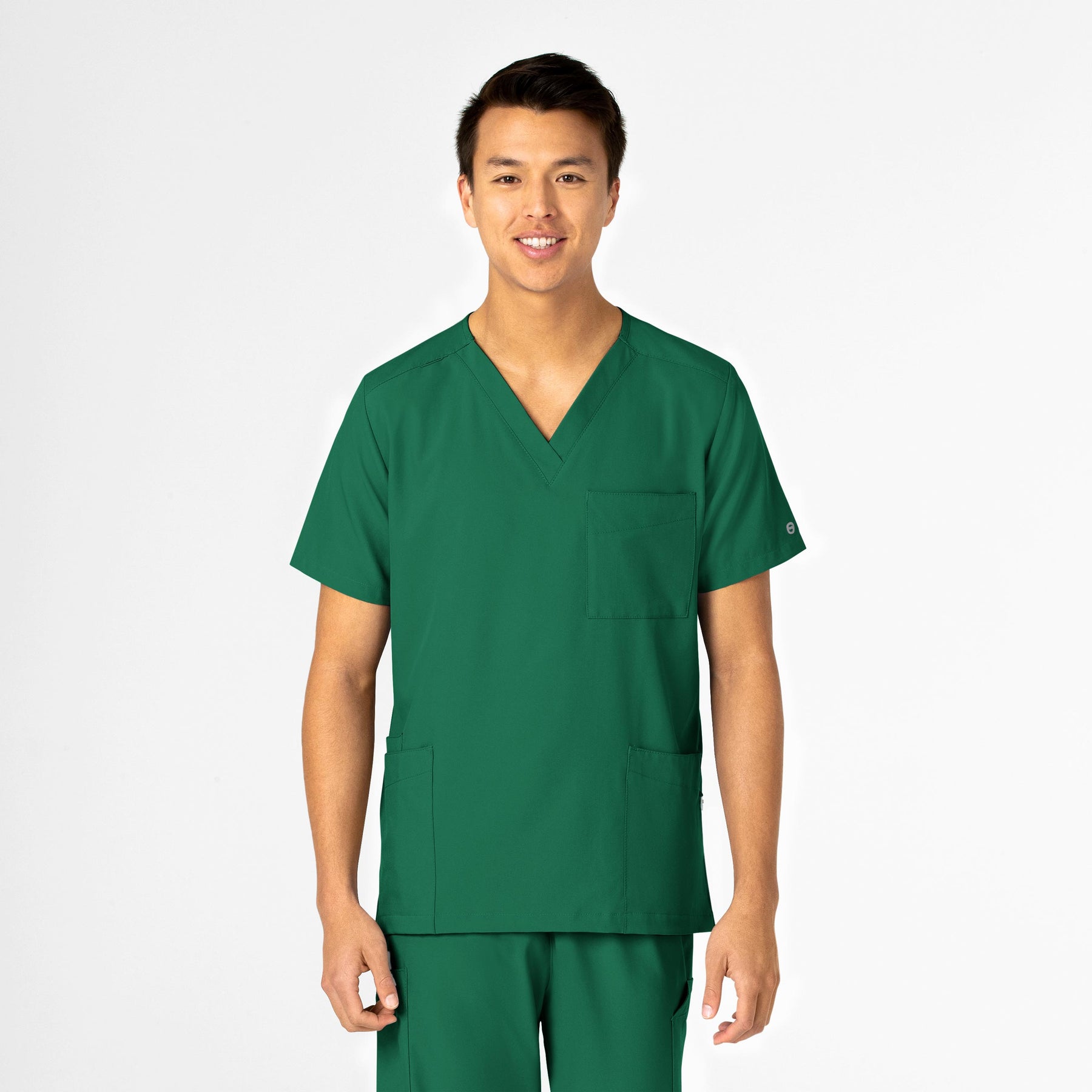 Wink W123 Unisex 4 Pocket Utility Scrub Top Hunter