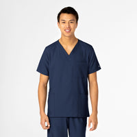 W123 Unisex 4 Pocket Utility Scrub Top