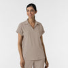 RENEW Women’s Flex-n-Reach Collared Scrub Top Haze