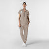 RENEW Women’s Flex-n-Reach Collared Scrub Top Haze full scrub set