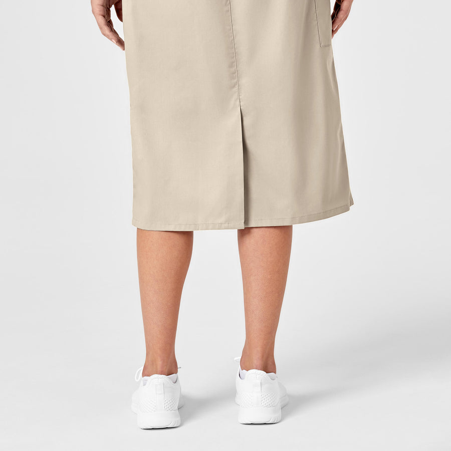 WonderWORK Women's Pull On Cargo Skirt Khaki side detail 2