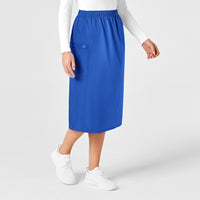 WonderWORK Women's Pull On Cargo Skirt Royal side view