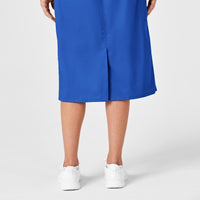 WonderWORK Women's Pull On Cargo Skirt Royal side detail 2