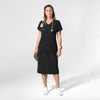 NURTUR Women's Skirt Black full scrub set